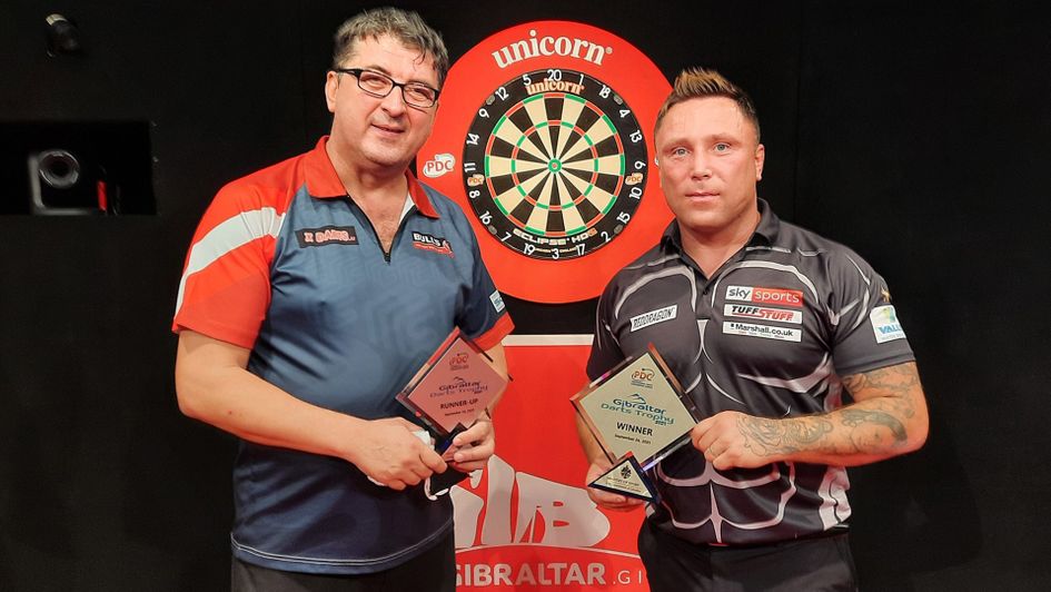 Gerwyn Price is the Gibraltar Darts Trophy champion (Picture: PDC Europe)