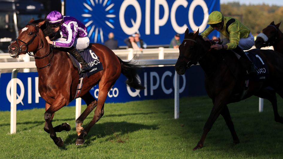 Magical gives Aidan O'Brien his first win in the QIPCO Champion Stakes