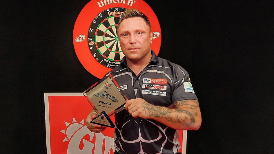 Gerwyn Price is the Gibraltar Darts Trophy champion (Picture: PDC Europe)