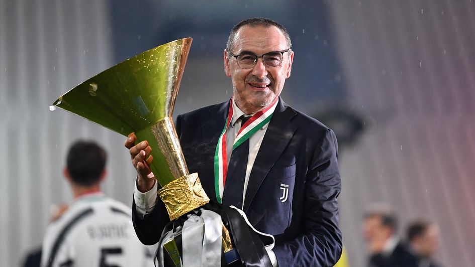 Maurizio Sarri won Serie A with Juventus in 19/20 after leaving Chelsea