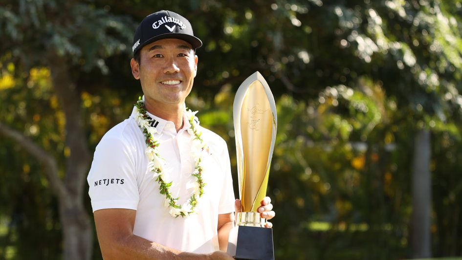 Kevin Na after clinching the Sony Open in Hawaii