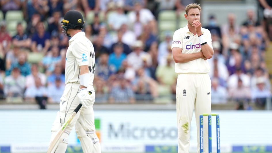 Stuart Broad and England were left frustrated on day two