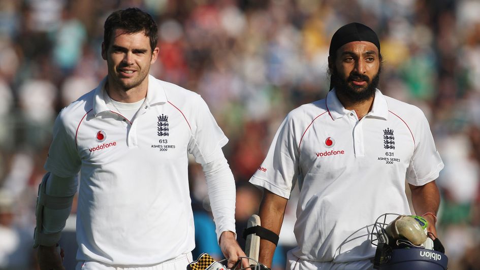 James Anderson and Monty Panesar