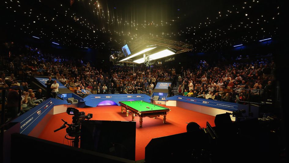 The Crucible hosts the World Snooker Championship