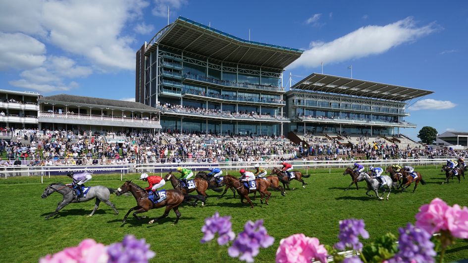 Action from York Racecourse