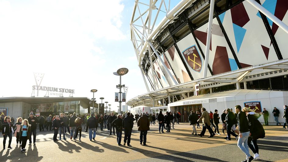 The London Stadium ahead of a West Ham game
