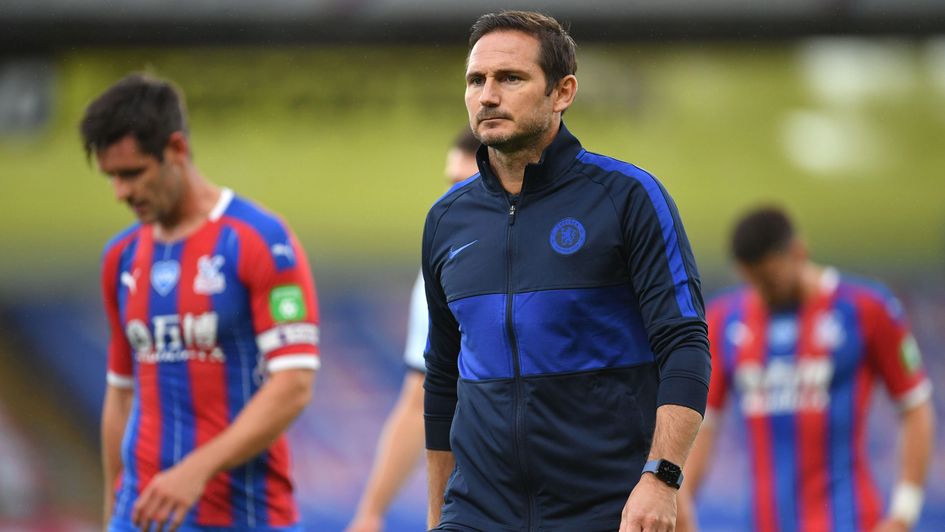 Frank Lampard: Chelsea boss unhappy with a nerve-wracking finish at Crystal Palace