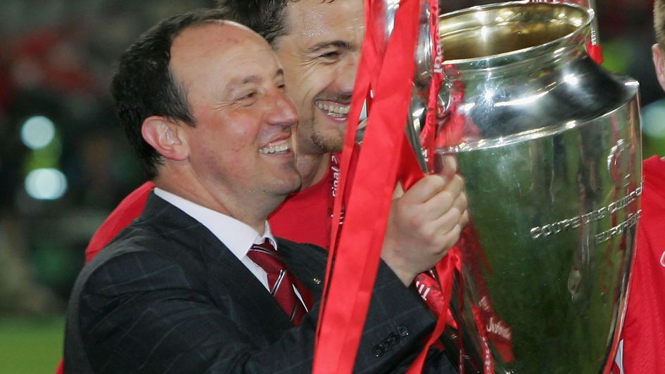 Rafa Benitez won the Champions League with Liverpool in 2005