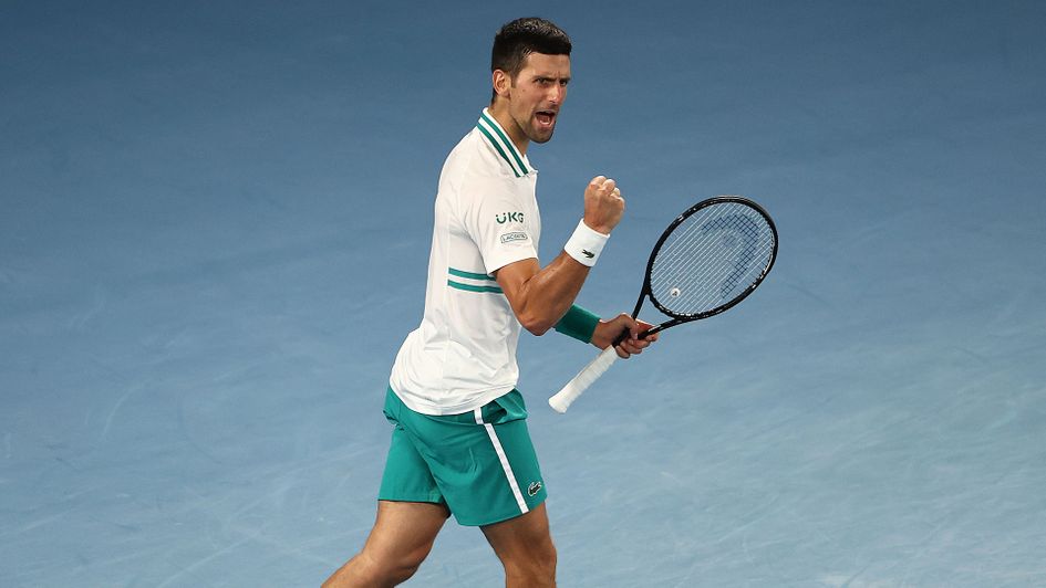 Novak Djokovic won his Australian Open semi-final in straight sets
