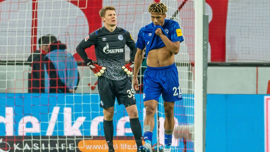 Schalke fans weren't pleased with Alexander Nubel's performance against Koln