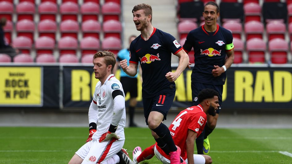 Timo Werner: RB Leipzig forward scores his second successive hat-trick against Mainz