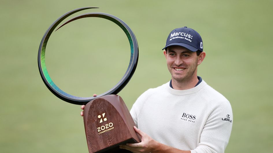 Patrick Cantlay after victory in the Zozo Championship