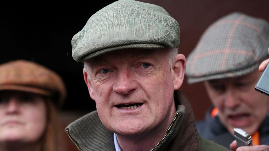 Willie Mullins chats to the press