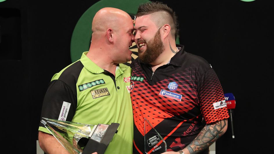 Michael van Gerwen beat Michael Smith in the final (Picture: Lawrence Lustig/PDC)