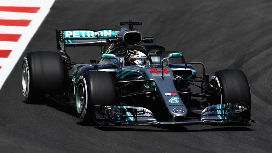 Lewis Hamilton was second quickest in the opening session