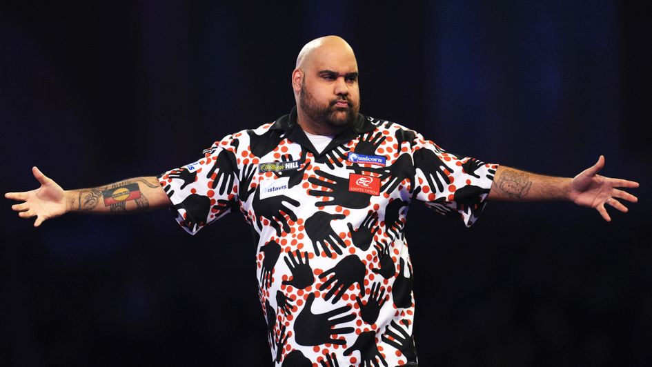 Kyle Anderson: Celebrations for the Australian at the 2019/20 William Hill World Darts Championship