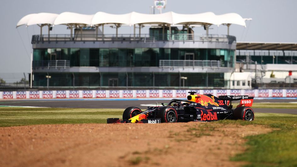 Max Verstappen goes fastest at Silverstone