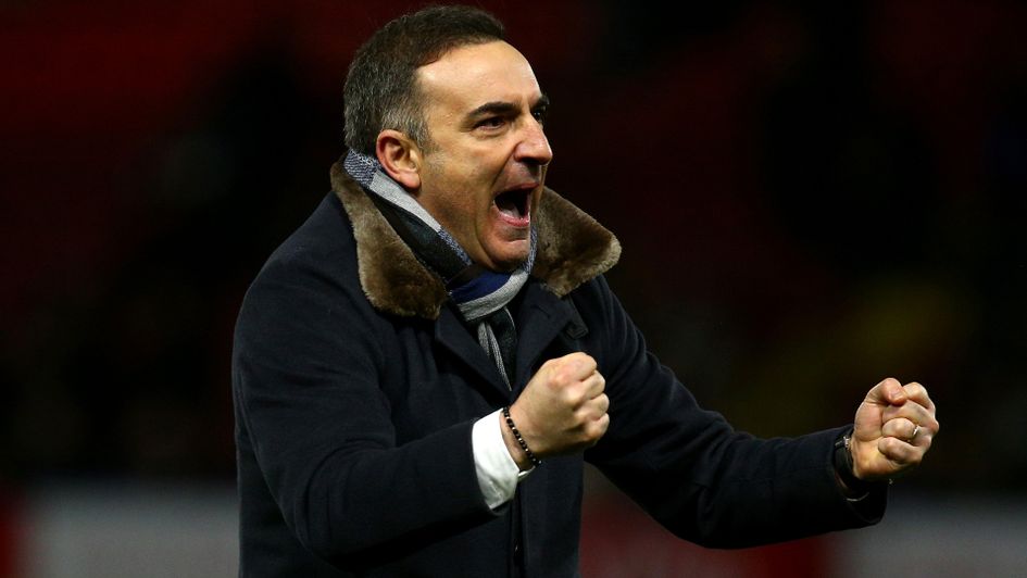 Swansea manager Carlos Carvalhal