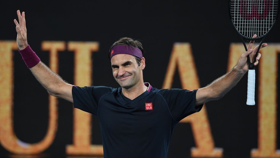 Roger Federer: Swiss star celebrates victory at the 2020 Australian Open