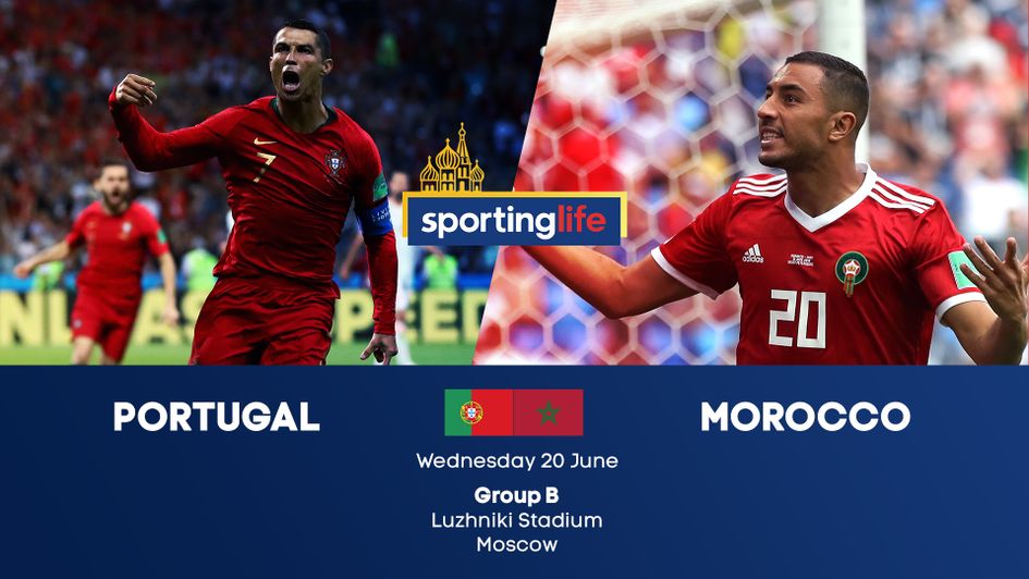 Portugal v Morocco in matchday two of Group B