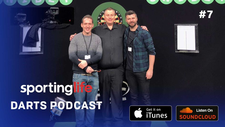 The Sporting Life Darts Podcast trio of Chris Hammer, John Part and host Dom