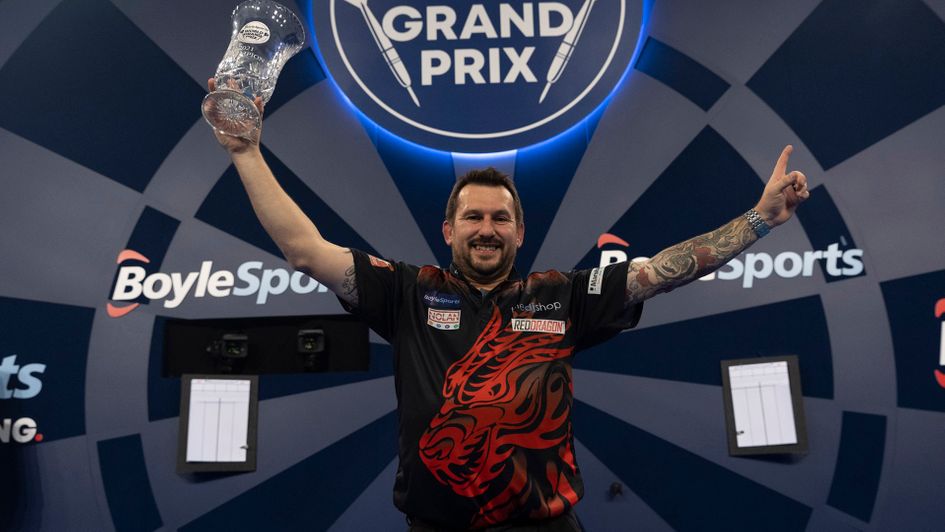 Jonny Clayton is the World Grand Prix champion (Picture: Lawrence Lustig/PDC)