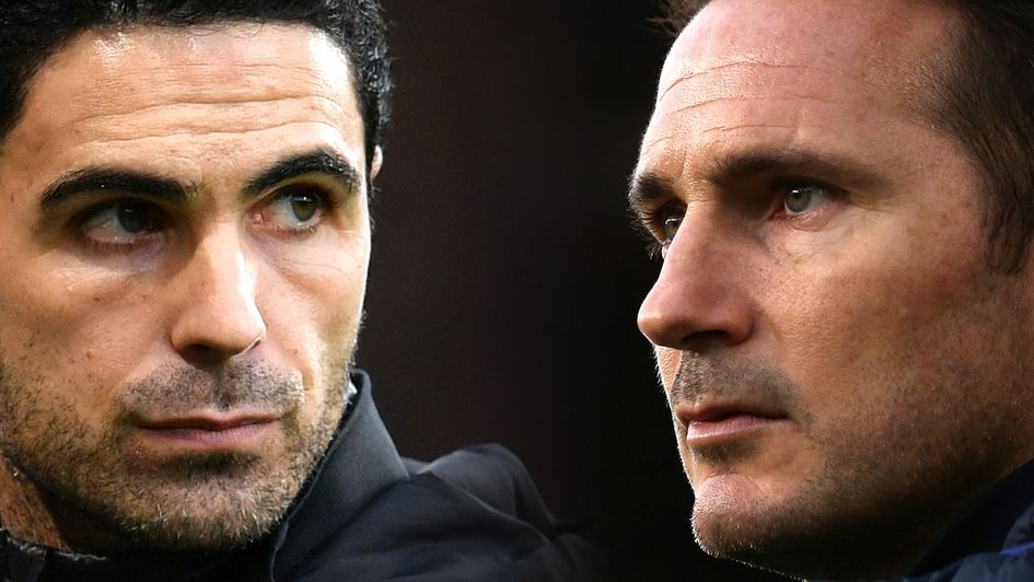 Mikel Arteta's Arsenal face Frank Lampard's Chelsea in the FA Cup final