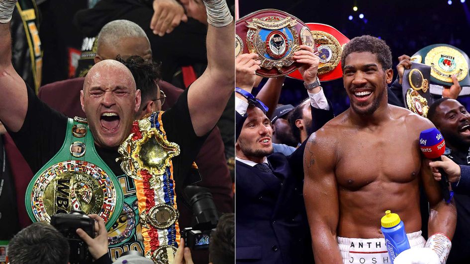 Tyson Fury and Anthony Joshua hold the heavyweight boxing titles
