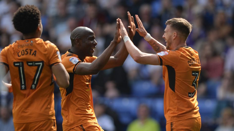 Wolves celebrate another goal