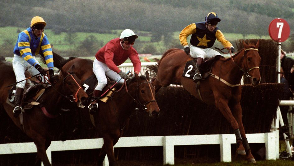 Cool Ground (right) on his way to Gold Cup glory in '92