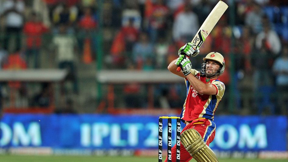 AB de Villiers in full flight for Royal Challengers Bangalore