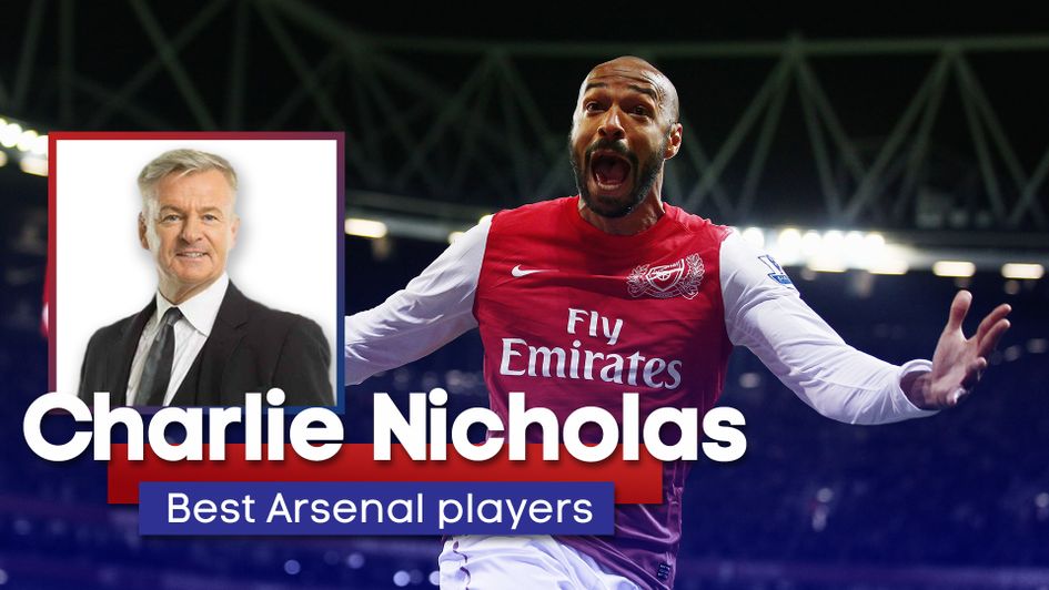 Charlie Nicholas picks out the best Arsenal players in each position