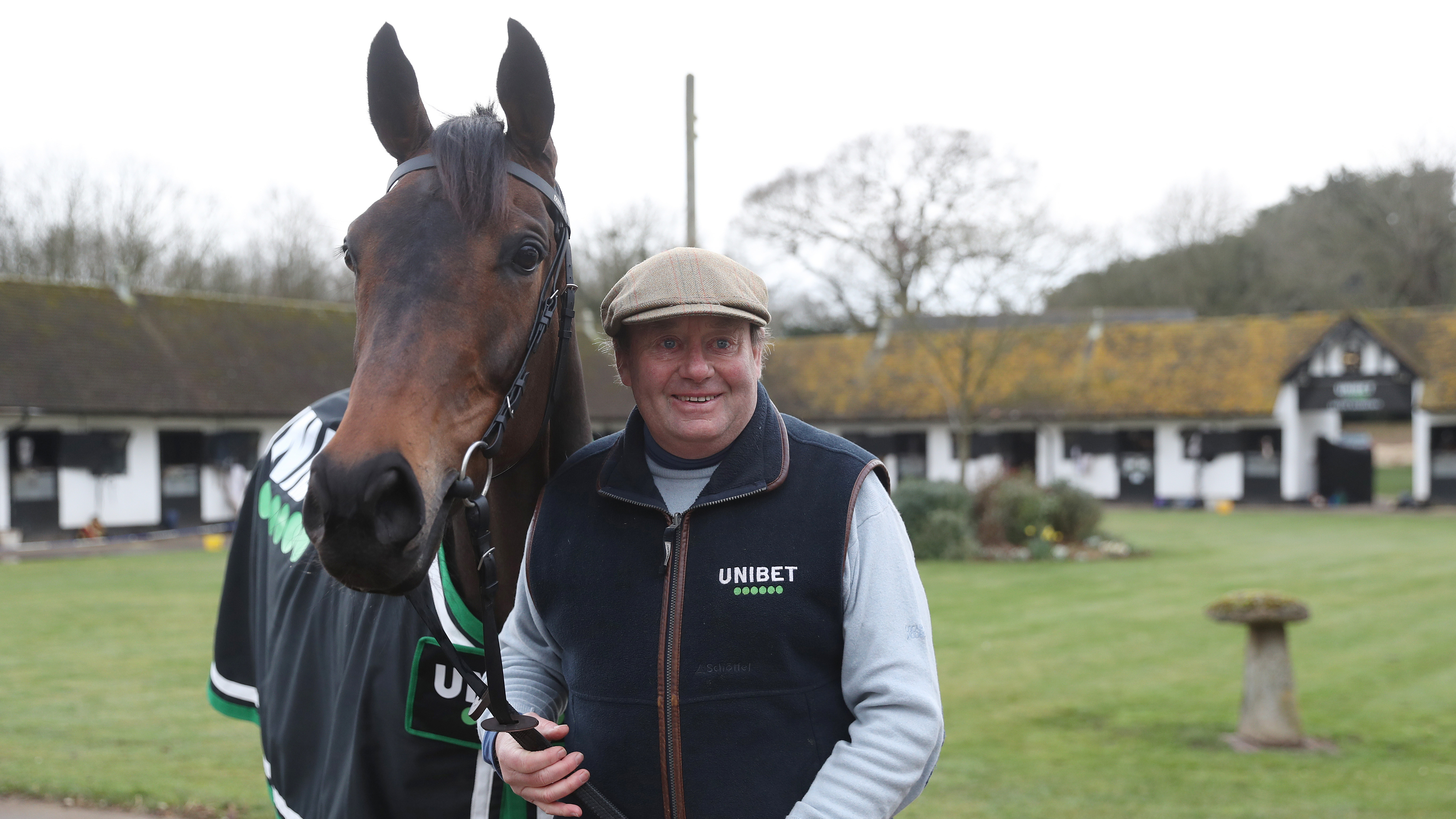 Nicky Henderson pictured with Epatante